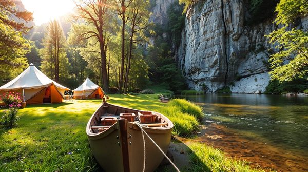 Aventure et détente : camping dans les Gorges du Tarn